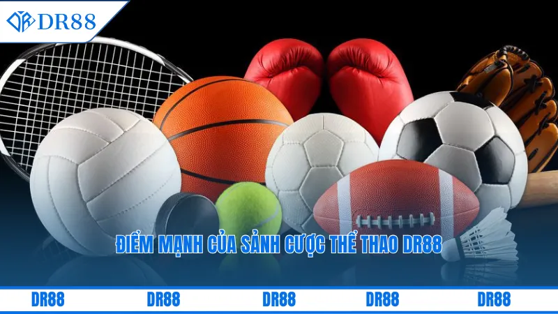 Cá Cược Thể Thao Dr88 – Sân Chơi Tỷ Lệ Cao Cực Hot 2025 1 Điểm mạnh của sảnh cược thể thao DR88