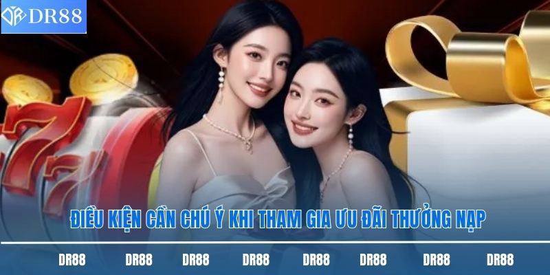 Điều kiện cần chú ý khi tham gia ưu đãi thưởng nạp